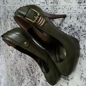 Olive Green GUESS Shoes